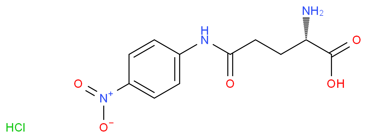 (2S)-2-amino-4-[(4-nitrophenyl)carbamoyl]butanoic acid hydrochloride_分子结构_CAS_67953-08-6