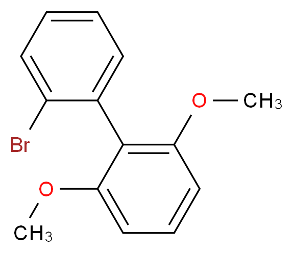 2′-溴-2,6-二甲氧基联苯_分子结构_CAS_755017-61-9)