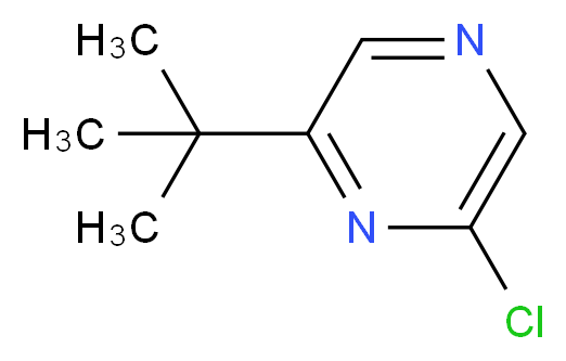 2-CHLORO-6-TERT-BUTYL PYRAZINE_分子结构_CAS_614729-25-8)