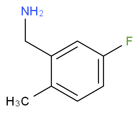 5-氟-2-甲基苄胺_分子结构_CAS_261951-69-3)