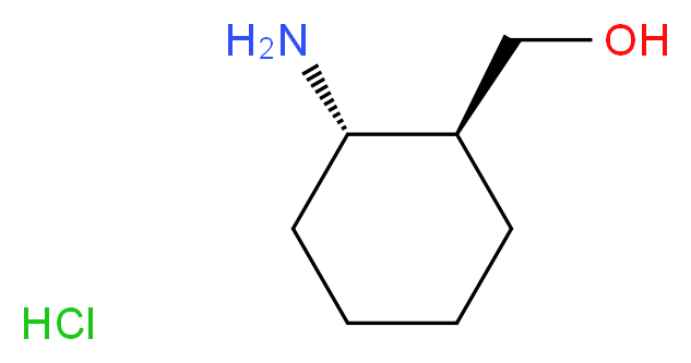 TRANS-2-HYDROXYMETHYL-1-CYCLOHEXYLAMINE HYDROCHLORIDE_分子结构_CAS_28250-45-5)