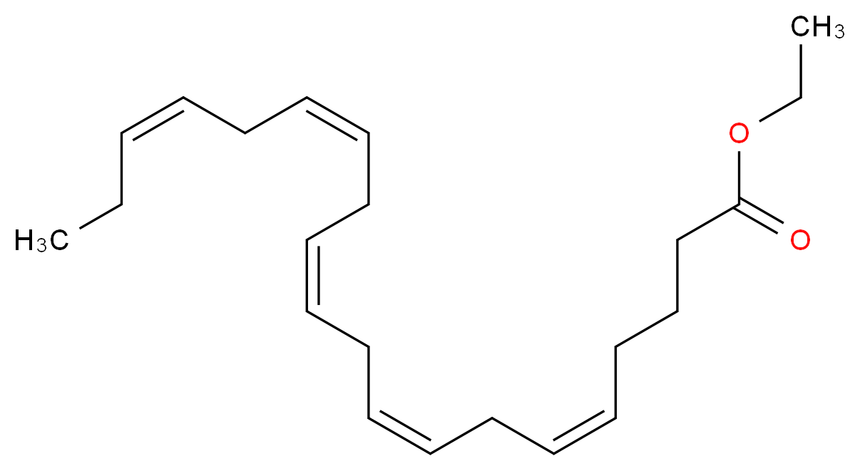ethyl (5Z,8Z,11Z,14Z,17Z)-icosa-5,8,11,14,17-pentaenoate_分子结构_CAS_86227-47-6