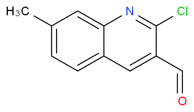 2-Chloro-7-methyl-quinoline-3-carbaldehyde_分子结构_CAS_68236-21-5)