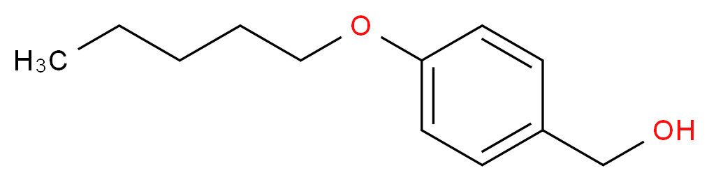 [4-(pentyloxy)phenyl]methanol_分子结构_CAS_3243-37-6