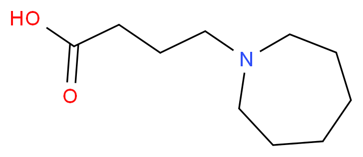 4-(azepan-1-yl)butanoic acid_分子结构_CAS_753391-71-8