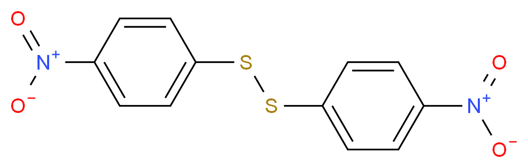 1,2-Bis(4-nitrophenyl)disulfane_分子结构_CAS_100-32-3)