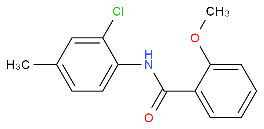 N-(2-Chloro-4-methylphenyl)-2-methoxybenzamide_分子结构_CAS_852133-26-7)
