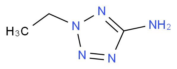 2-Ethyl-2H-tetrazol-5-amine_分子结构_CAS_95112-14-4)