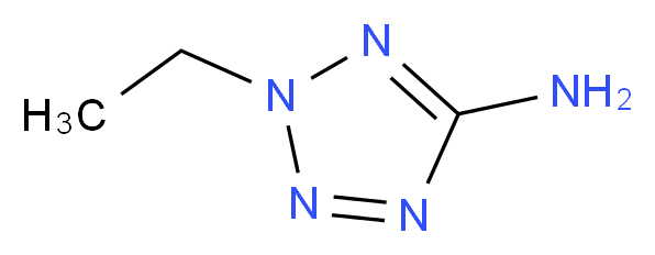 2-ethyl-2H-tetrazol-5-amine_分子结构_CAS_95112-14-4)