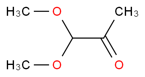 1,1-dimethoxypropan-2-one_分子结构_CAS_)