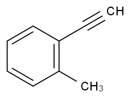 1-ethynyl-2-methylbenzene_分子结构_CAS_766-47-2