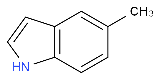 5-Methylindole_分子结构_CAS_614-96-0)