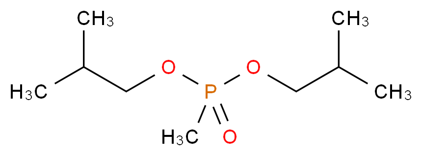bis(2-methylpropyl) methylphosphonate_分子结构_CAS_7242-56-0