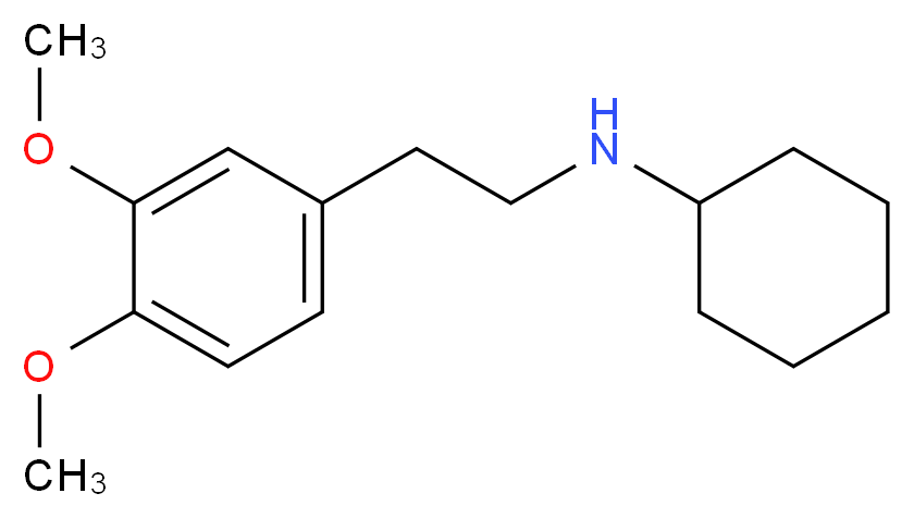 N-[2-(3,4-dimethoxyphenyl)ethyl]cyclohexanamine_分子结构_CAS_93285-86-0)