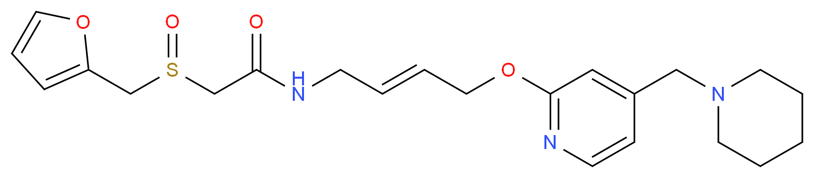 rac trans-Lafutidine_分子结构_CAS_206449-94-7)