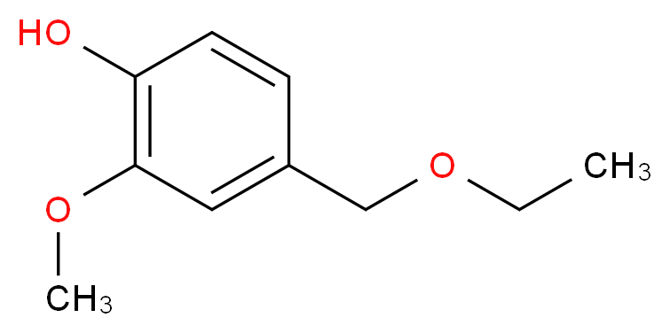 4-(EthoxyMethyl)-2-Methoxyphenol_分子结构_CAS_13184-86-6)