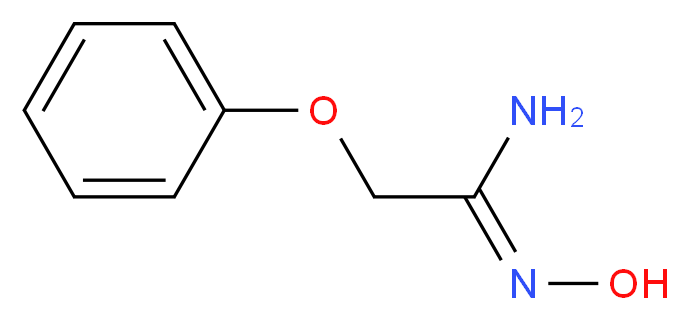 (Z)-N'-hydroxy-2-phenoxyacetimidamide_分子结构_CAS_)