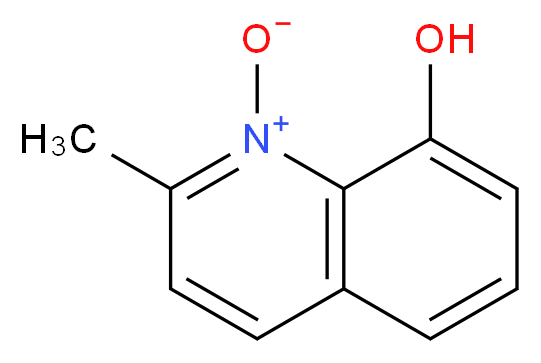 8-hydroxy-2-methylquinolin-1-ium-1-olate_分子结构_CAS_63543-87-3