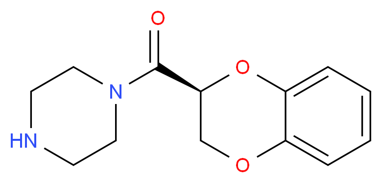 (S)-(2,3-Dihydro-benzo[1,4]dioxin-2-yl)-piperazin-1-yl-methanone_分子结构_CAS_401941-54-6)