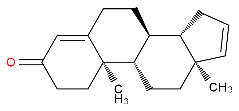 (1S,2R,10S,11S,15R)-2,15-dimethyltetracyclo[8.7.0.0<sup>2</sup>,<sup>7</sup>.0<sup>1</sup><sup>1</sup>,<sup>1</sup><sup>5</sup>]heptadeca-6,13-dien-5-one_分子结构_CAS_4075-07-4