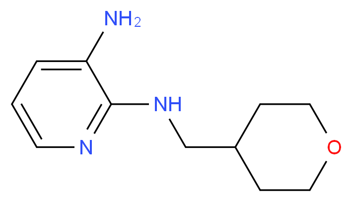 N2-(Tetrahydro-2H-pyran-4-ylmethyl)-2,3-pyridinediamine_分子结构_CAS_)