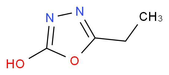 5-Ethyl-1,3,4-oxadiazol-2-ol_分子结构_CAS_37463-36-8)