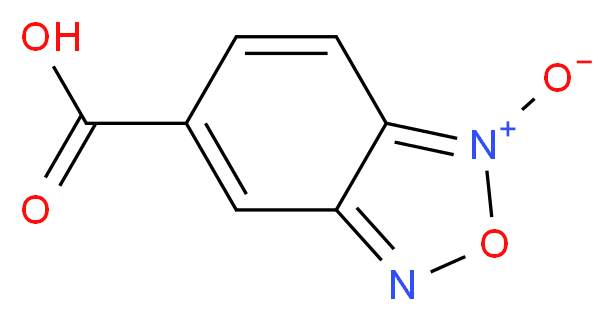苯并氧化呋咱-5-甲酸_分子结构_CAS_6086-24-4)