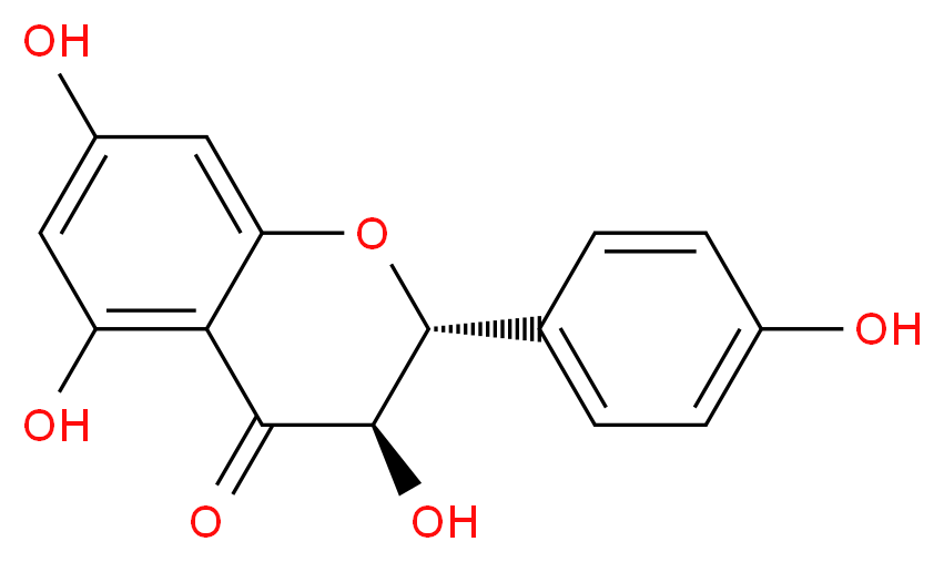 Aromadendrin_分子结构_CAS_480-20-6)