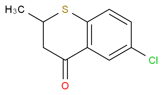 6-chloro-2-methyl-3,4-dihydro-2H-1-benzothiin-4-one_分子结构_CAS_147713-35-7)