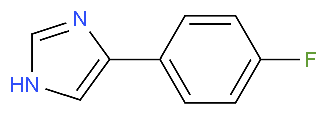 4-(4-fluorophenyl)-1H-imidazole_分子结构_CAS_)