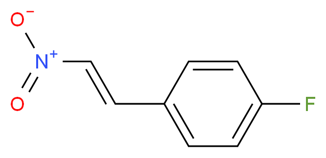 1-fluoro-4-[(E)-2-nitroethenyl]benzene_分子结构_CAS_706-08-1