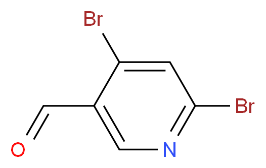 4,6-Dibromonicotinaldehyde_分子结构_CAS_)