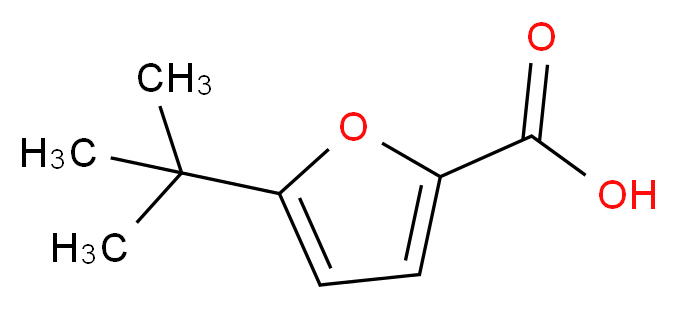 5-tert-Butyl-2-furoic acid_分子结构_CAS_56311-39-8)