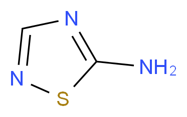1,2,4-thiadiazol-5-amine_分子结构_CAS_7552-07-0