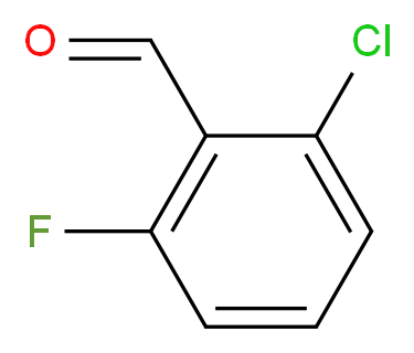 2-氯-6-氟苯甲醛_分子结构_CAS_387-45-1)