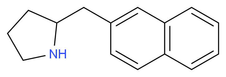 2-(naphthalen-2-ylmethyl)pyrrolidine_分子结构_CAS_82589-44-4)