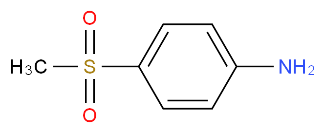 4-(Methylsulphonyl)aniline_分子结构_CAS_5470-49-5)