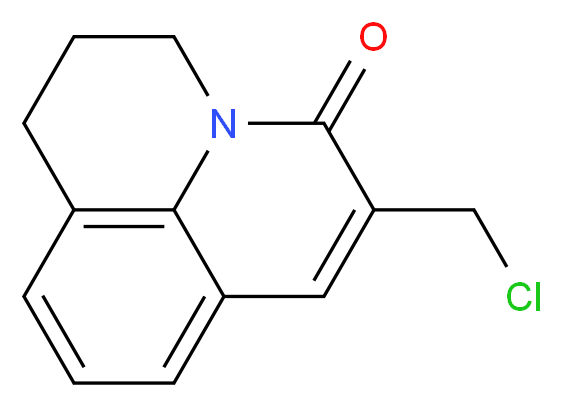 6-(Chloromethyl)-2,3-dihydro-1H,5H-pyrido[3,2,1-ij]quinolin-5-one_分子结构_CAS_)