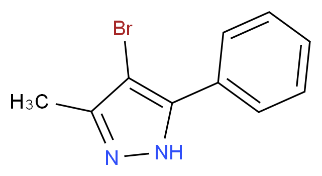 4-Bromo-3-methyl-5-phenyl-1H-pyrazole_分子结构_CAS_13808-66-7)