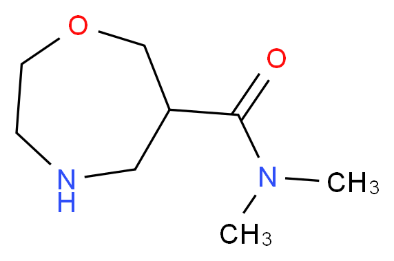 [1,4]Oxazepane-6-carboxylic acid dimethylamide_分子结构_CAS_)