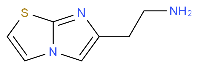 (2-imidazo[2,1-b][1,3]thiazol-6-ylethyl)amine_分子结构_CAS_933698-24-9)
