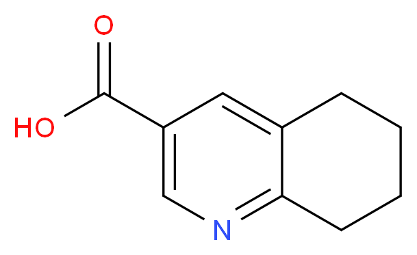 5,6,7,8-tetrahydroquinoline-3-carboxylic acid_分子结构_CAS_102236-77-1