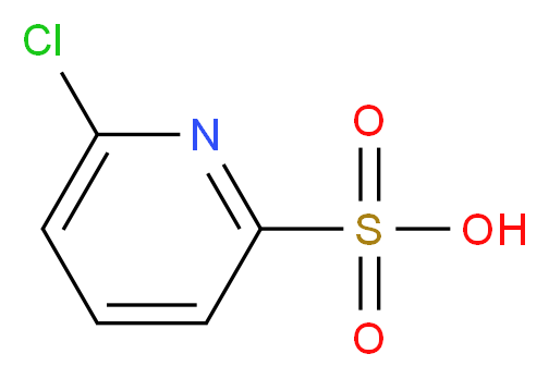 6-Chloropyridine-2-sulphonic acid_分子结构_CAS_133145-15-0)