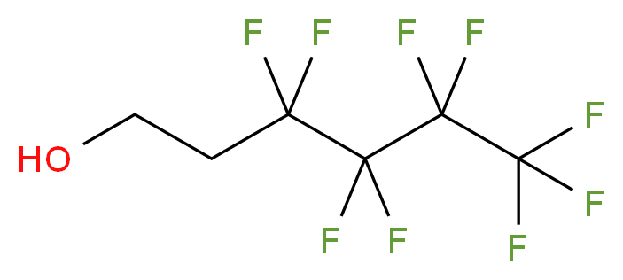 3,3,4,4,5,5,6,6,6-nonafluorohexan-1-ol_分子结构_CAS_2043-47-2