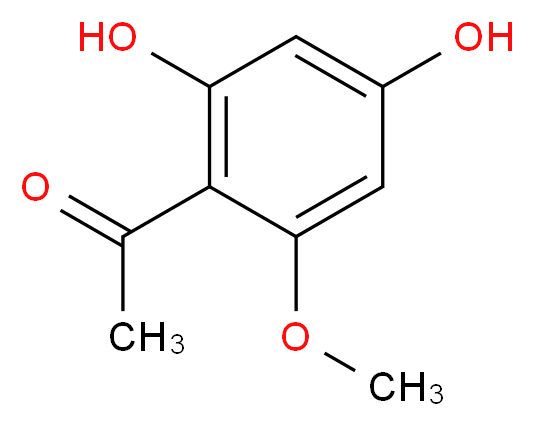 1-(2,4-dihydroxy-6-methoxyphenyl)ethan-1-one_分子结构_CAS_3602-54-8