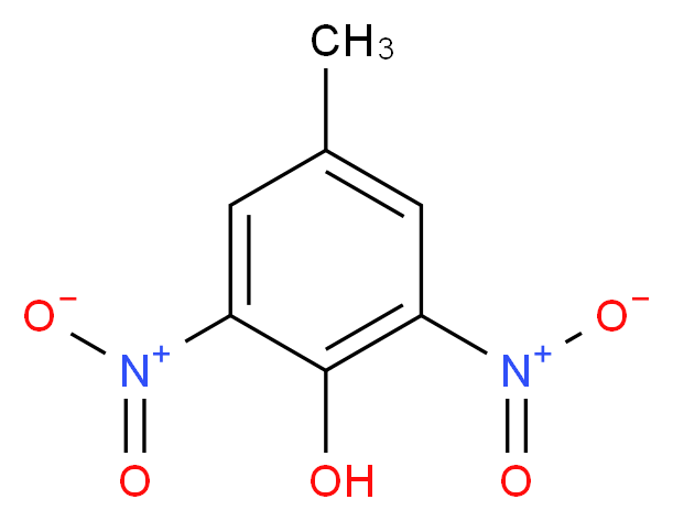 4-methyl-2,6-dinitrophenol_分子结构_CAS_609-93-8