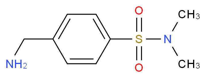 4-(aminomethyl)-N,N-dimethylbenzenesulfonamide_分子结构_CAS_210918-25-5)