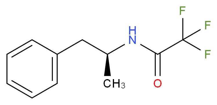 2,2,2-trifluoro-N-[(2S)-1-phenylpropan-2-yl]acetamide_分子结构_CAS_62840-99-7