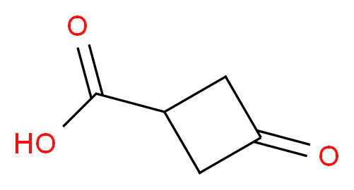 3-Oxocyclobutane-1-carboxylic acid 98%_分子结构_CAS_23761-23-1)