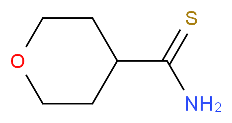 tetrahydropyran-4-carbothioamide_分子结构_CAS_88571-77-1)